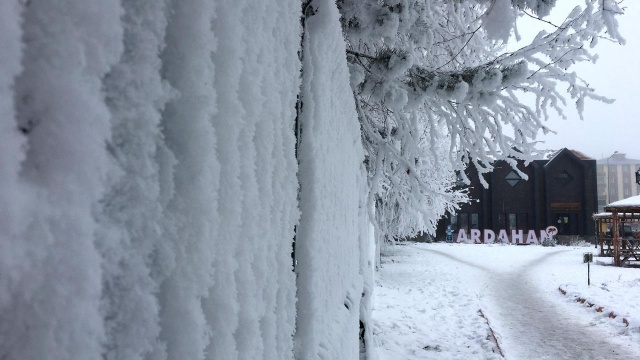 Ardahan eksi 14,8 ile dondu