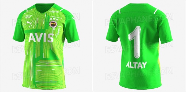 Fenerbahçe&#039;nin 2021-2022 sezonunda giyeceği belirtilen kaleci forması