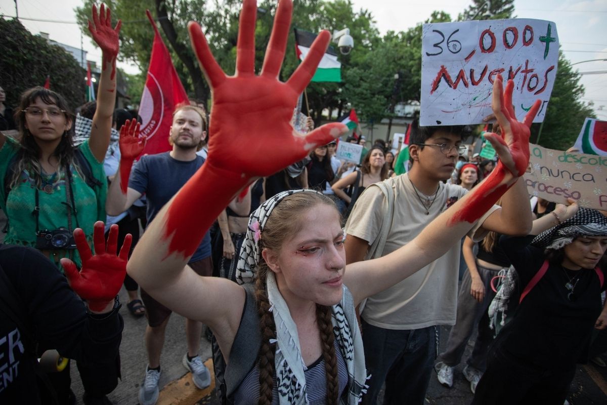 Israil Meksikada Protesto Edildi (3)