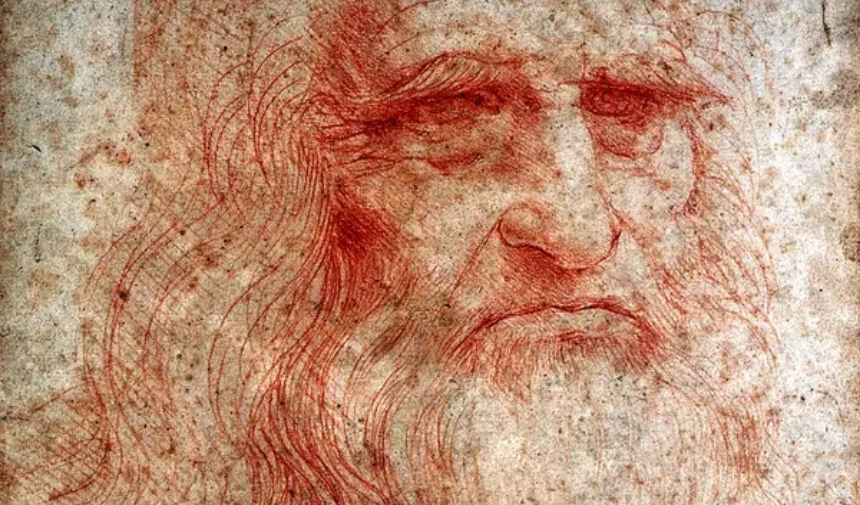 Leonardo Da Vinci Self Portrait Kendi Portresi