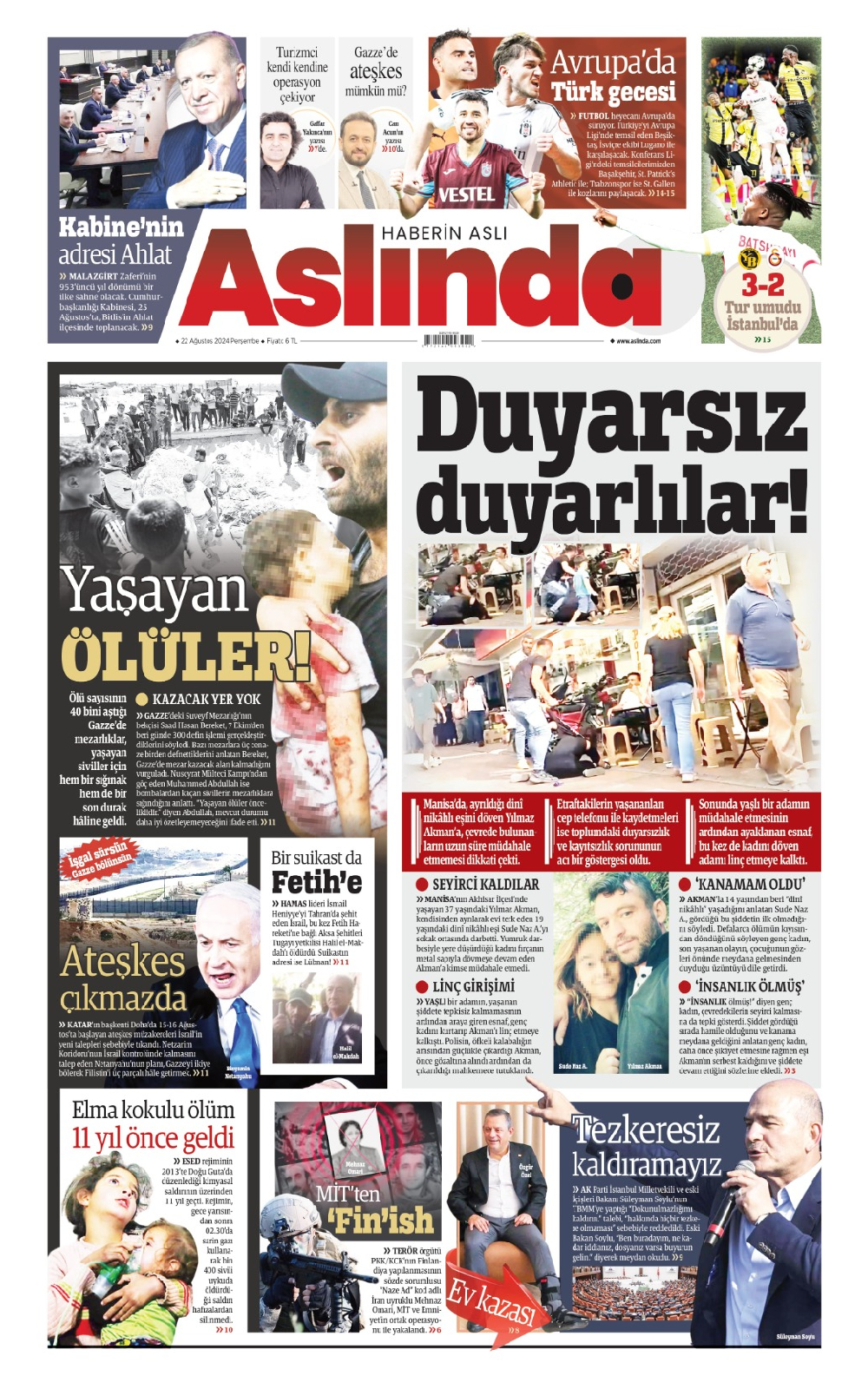 22.08.24 Aslında Gazetesi