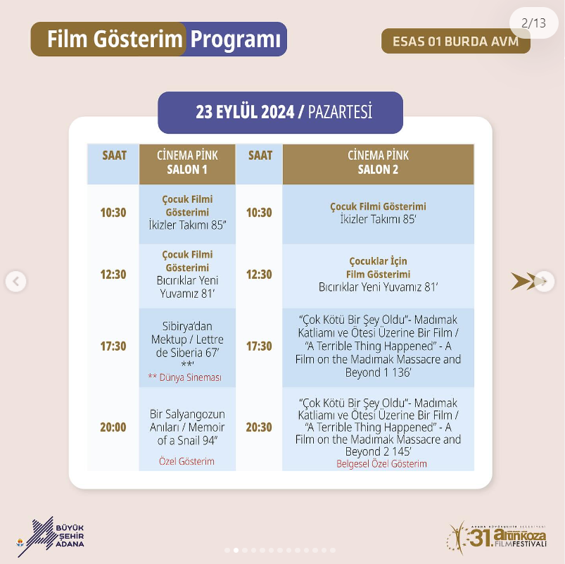 Film Gösterim 1