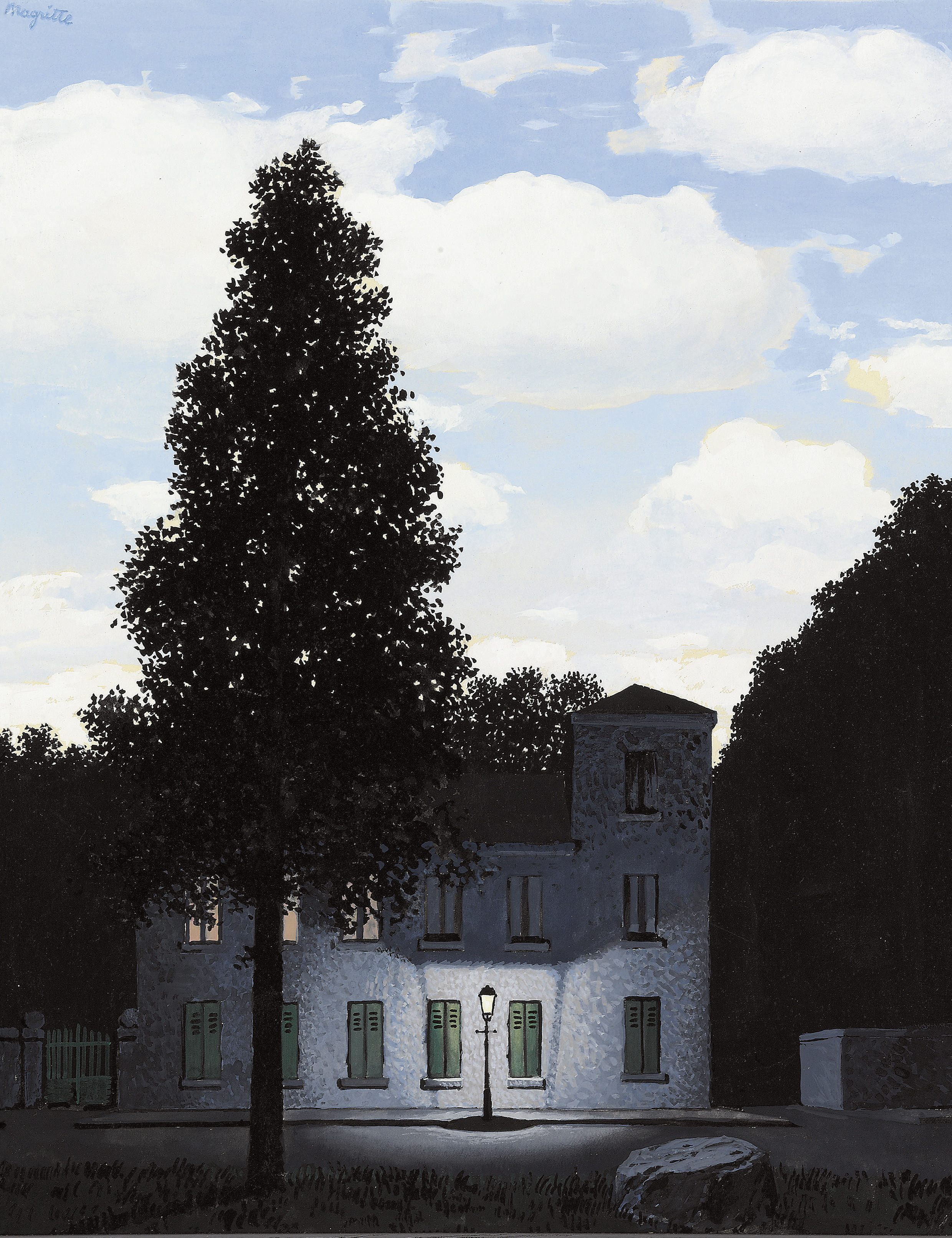 René Magritte L’empire Des Lumières