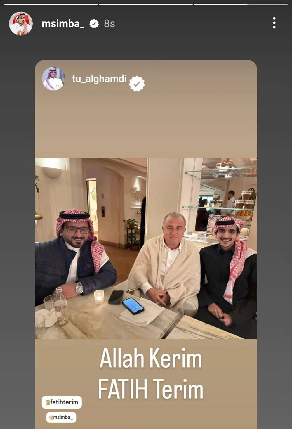 Arap Takımdan Allah Kerim, Fatih Terim Paylaşımı Viral Oldu!