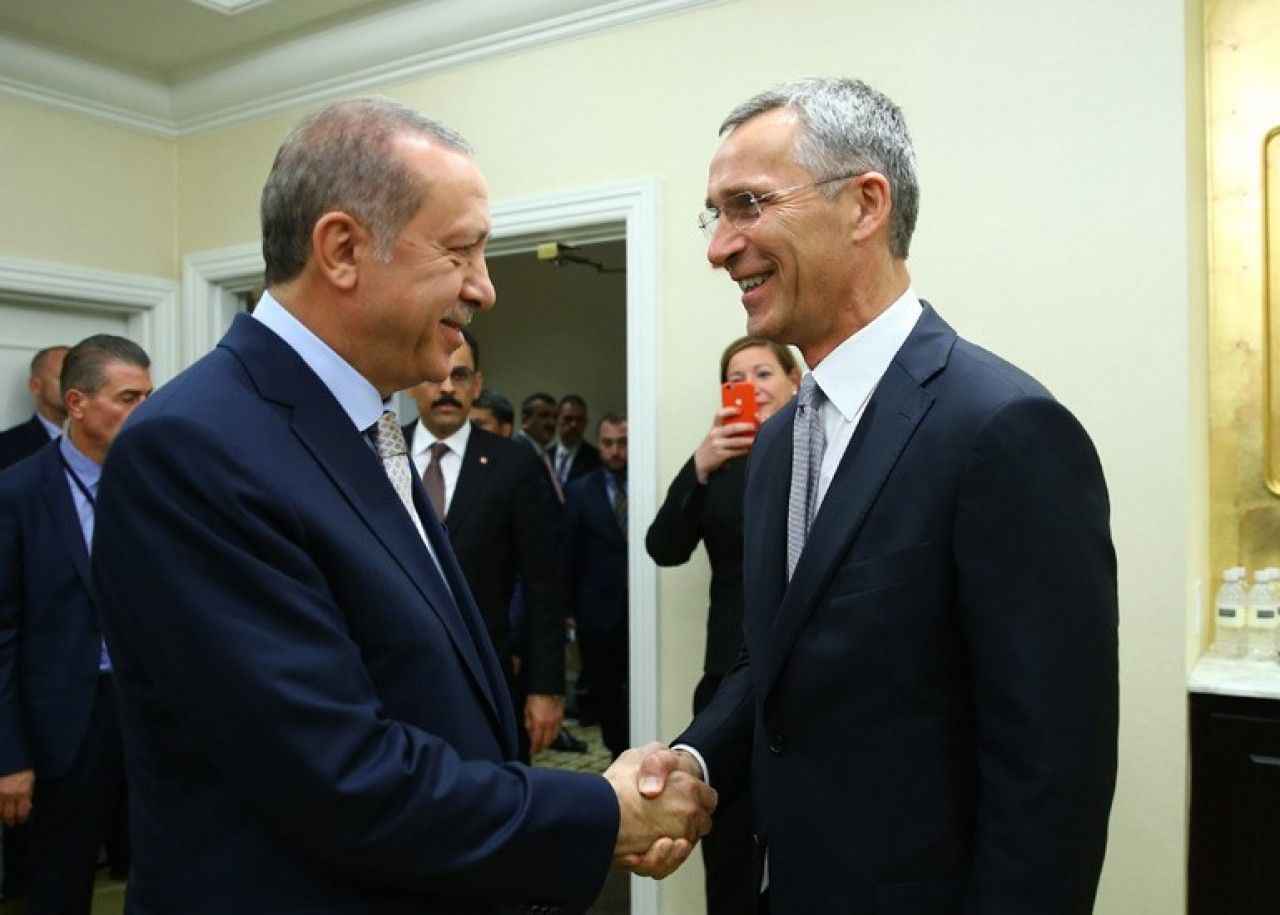 Erdoğan Stoltenberg Görüşme