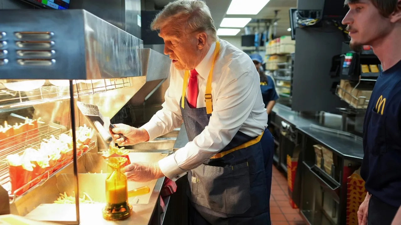 Trump Fast Food Hamburger