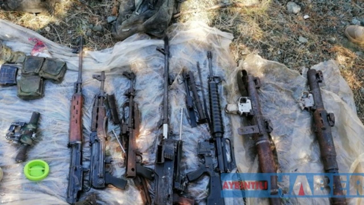 Kars'ta terör örgütüne yönelik operasyonda 2 mağara ve 21 sığınak imha edildi