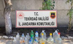 Tekirdağ'da litrelerce sahte rakı ele geçirildi!