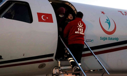 6 yaşındaki çocuk için ambulans helikopter ve uçak havalandı