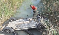 Sulama kanalına uçan cipin sürücüsü hayatını kaybetti 