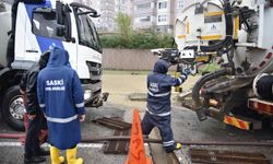 Samsun'da yağışların getirdiği su baskınlarıyla 204 personel mücadele etti 