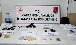 Kastamonu'da kaçak alkol ve uyuşturucu operasyonu