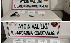 Aydın'da kaçak silah operasyonunda 2 şüpheli yakalandı 