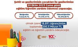 Şehit ve gazi çocuklarına 200 milyonluk eğitim desteği