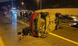 Alkollü sürücü dehşeti: 2 araç takla attı!