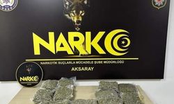 Aksaray'da 22 kil0 850 gram skunk ele geçirildi 