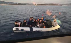 Bodrum açıklarında 9 düzensiz göçmen yakalandı