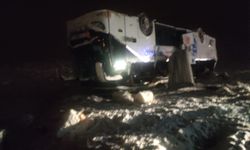 Bingöl'de kar trafik kazasına neden oldu: 22 yaralı 