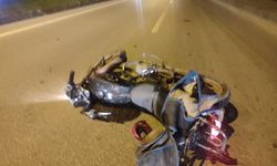 Biga’daki kazada motosiklet sürücüsü yaralandı   