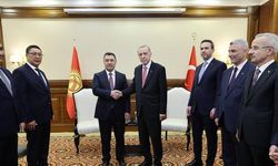 Cumhurbaşkanı Erdoğan, Kırgızlı mevkidaşı Caparov ile görüştü