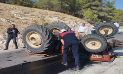 Şanlıurfa'da devrilen traktör faciaya neden oldu
