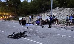 Antalya'da iki motosikletin çarpıştığı kazada 1 kişi öldü