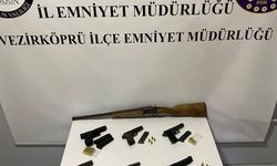 Samsun'da 6 adet tabanca ele geçirildi  
