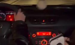 İstanbul'da tehlike saçan sürücü kamerada