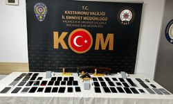 Kastamonu’da çok sayıda gümrük kaçağı mallar ele geçirildi