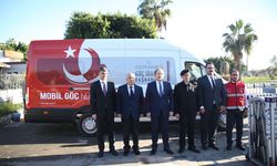 2 mobil göç aracı Mersin'de hizmet vermeye başladı 