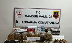 Jandarma tütün mamulleri ele geçirdi 