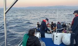 İzmir açıklarında 199 düzensiz göçmen karaya çıkartıldı 