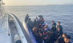 Bodrum açıklarında 39 düzensiz göçmen kurtarıldı