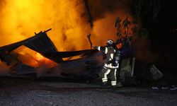 Bursa'da barakada çıkan yangında bir kişi öldü