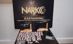 Kastamonu'da uyuşturucu hapla yakalanan şüpheli gözaltında 