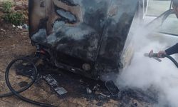 Hassa'da araç yangını    