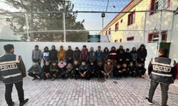 Konya'da 35 düzensiz göçmen yakalandı   