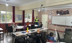 Jandarmadan öğrencilere trafik semineri   