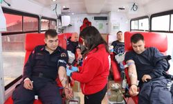 Jandarma personelinden, kan bağışı kampanyasına destek   