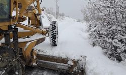 Batman’da köy yollarında karla mücadele devam ediyor   