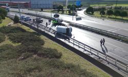 Çorlu-İstanbul karayolunda panelvan devrildi: 1 ölü