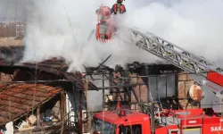 İki katlı müstakil ev alev alev yandı   