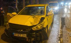 Konya'da otomobilin çarpığı yaya yaralandı 