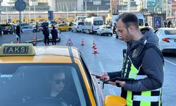 Beyoğlu'nda taksicilere yönelik denetim yapıldı