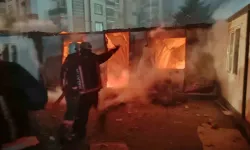 Malatya’da konteyner yangını  