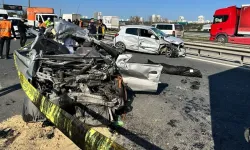 TEM Otoyolu’nda zincirleme trafik kazası: 1 ölü 