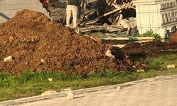 Mardin'de inşaat iskelesi çöktü, 2 işçi yaralandı   