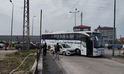 Sinop’ta otobüsün karıştığı zincirleme kazada 1 kişi yaralandı   