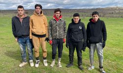 Edirne’de Bulgaristan’a kaçmaya çalışan 5 Mısırlı kaçak göçmen yakalandı