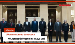 Cumhurbaşkanı Erdoğan 7 ülkenin büyükelçisini kabul etti